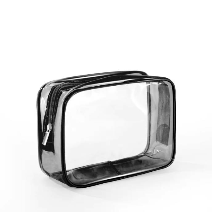 Compact Clear Travel Toiletry Pouch (2)
