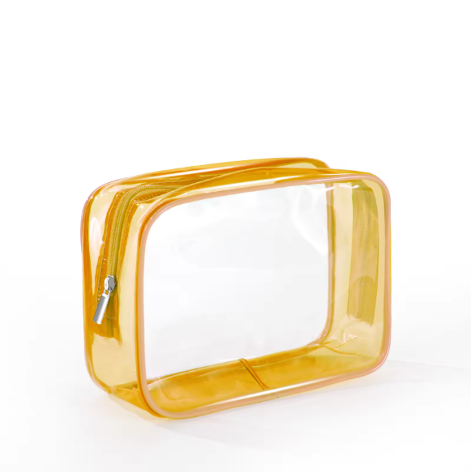 Compact Clear Travel Toiletry Pouch (3)