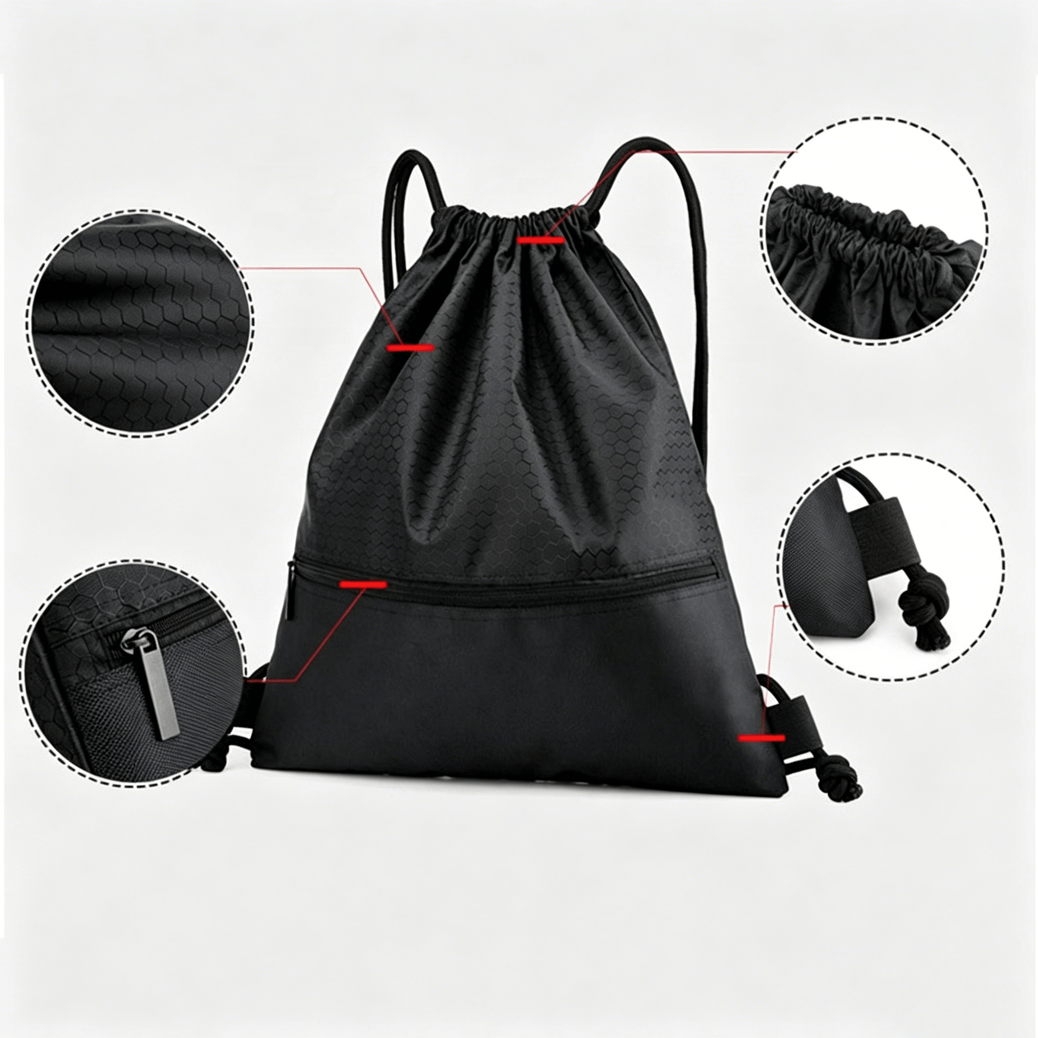 Oxford Drawstring Backpack (3)